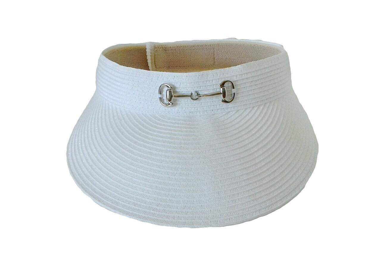 Trense Bit Akzent Genähter Zopf Visor - Klettverschluss Einheitsgröße Trense Bit Akzent Genähter Zopf Visor - Klettverschluss Einheitsgröße von EquineAccents