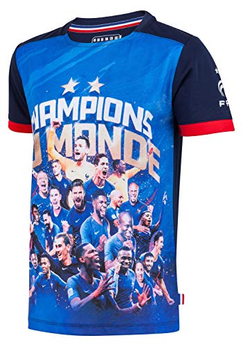 Equipe de FRANCE de football Trikot FFF – Weltmeister – offizielle Kollektion, Kindergröße, Jungen von Equipe de France de Football