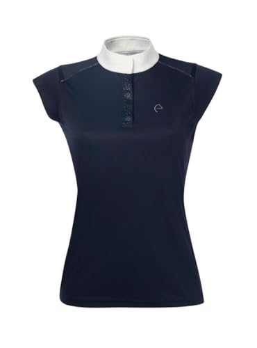 Damen Poloshirt mit Strass BRÜSSEL EquiTheme Marineblau M Damen Poloshirt mit Strass BRÜSSEL EquiTheme Marineblau M von Equitheme