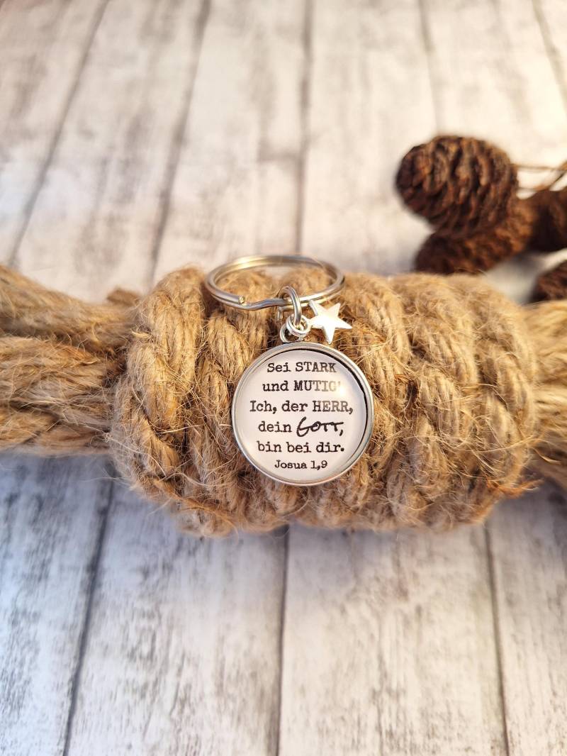 stark Und Mutig Schlüsselanhänger, Geschenk Beste Freundin, Einschulung Mädchen, Ermutigung Tochter Geburtstag von ErMUTigungsschmuck