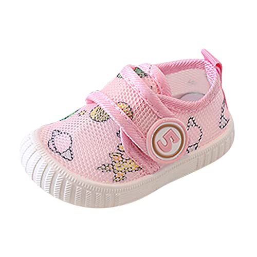 EraAja Jungs Kleidung 1 Jahr Turnschuhe Jungen Mädchen Turnschuhe Slip Leichte Turnschuhe Laufen Laufen Schulschuhe für Kinder Sneaker 25 Mädchen (Pink, 23 Toddler) von EraAja