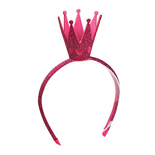 Prinzessin Krone für Kinder Geburtstagskrone Mädchen Königin Herzkönigin Krone Erwachsene Prinzessinnen Haarreif Party Hochzeit (Rot) von Eralove