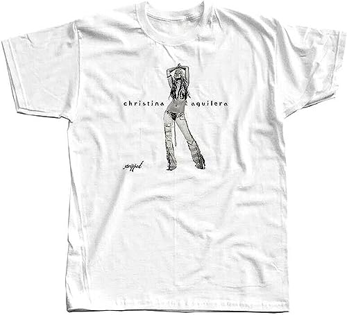 NUTU Christina Aguilera - Strippedalbum cover2002 T-Shirt DTG White M NUTU Christina Aguilera - Strippedalbum cover2002 T-Shirt DTG White M von Erased