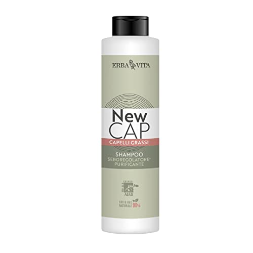 ERBA VITA Shampoo Fett Haar Kosmetikprodukt zur Reinigung und Beseitigung von Verunreinigungen der Kopfhaut - 250 ml von Erba Vita