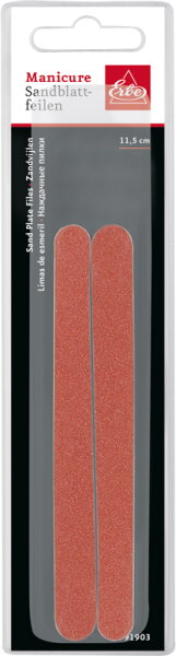 Becker Manicure Nagelfeilen Sandblattfeile mit Mahagoni Holzkern 11,5 von Erbe