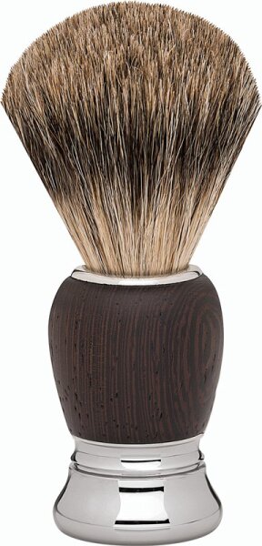 Erbe Shaving Shop Premium Design MILANO Rasierpinsel Dachshaar Wengeholz von Erbe