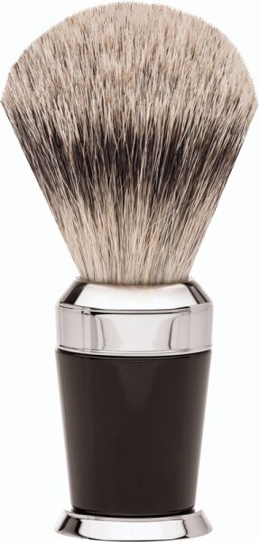 Erbe Shaving Shop Premium Design PARIS Rasierpinsel Silberspitz Edelharz schwarz von Erbe