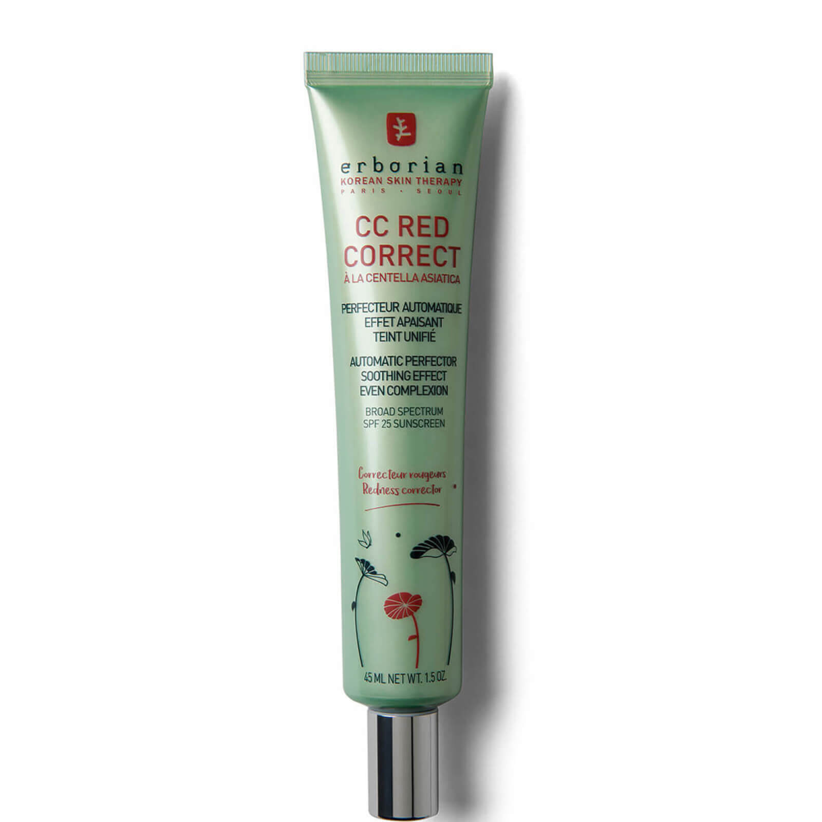 Erborian CC Red Correct - Colour Correcting Anti-Redness Cream With Soothing Effect SPF25 45ml von Erborian