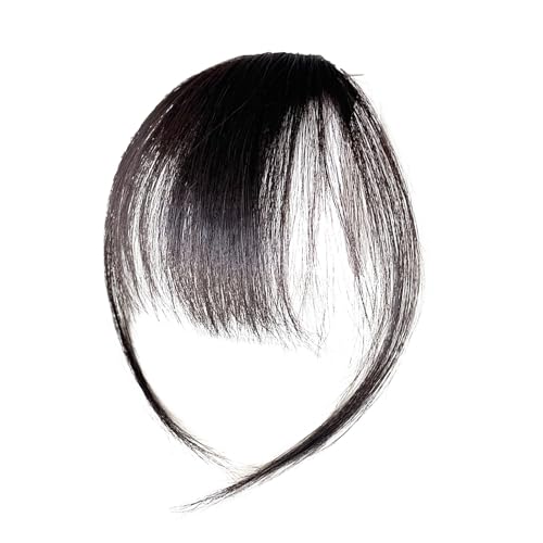 Erconsso Clip- -Echthaar-Pony,Clip- -Pony für Frauen | Echthaar-Pony-Stirn-Clip-,Girlfriend Sisters Bangs with Temples Alltägliche Haarverlängerungen für Fotografie, Dating von Erconsso