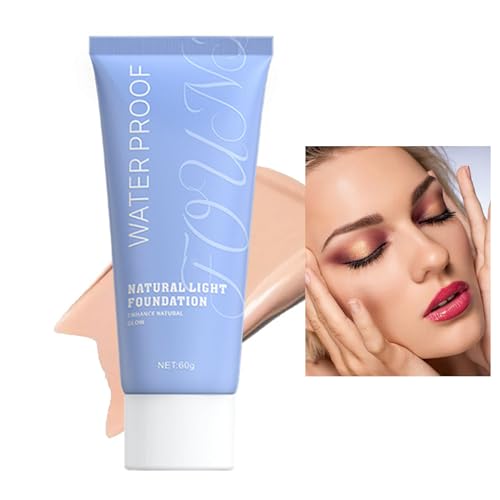 Erconsso Flüssige Foundation Wasserdicht - Vollständige Abdeckung Lang anhaltende Flüssige Concealer | Foundation Kosmetik Make-up für Frauen für Alltag Urlaub Dating Reisen von Erconsso