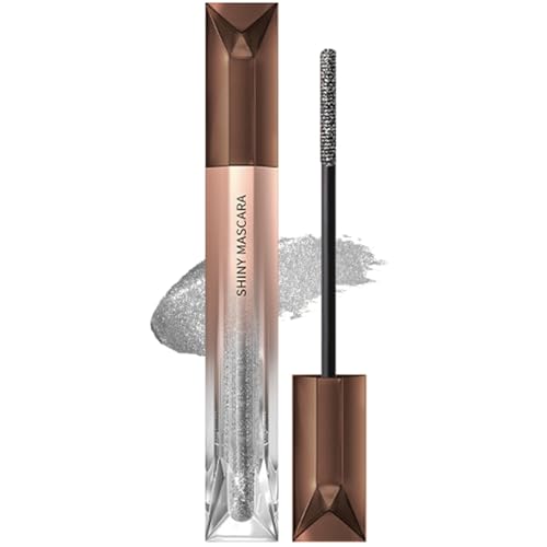 Erconsso Funkelnde Mascara, Glitzer-Mascara für Frauen,Volumengebende, verlängernde Formel-Mascara | Wimpernkosmetik und Mascara Wimpernverlängerung zum Anheben, Locken und Vervielfachen des von Erconsso