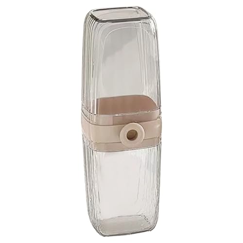 Erconsso Reise Zahnbürsten Etui | Zahnbürsten Organizer,Zahnpasta Organizer Zahnbürsten Behälter für Bad Wohnung Studentenwohnheim Zuhause Camping Gym Dusche Hotel Erwachsene von Erconsso