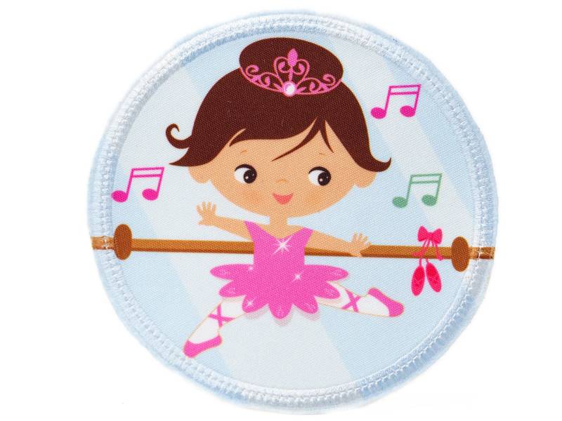 stoff - Klett Patch Für Schulranzen Ballett Personalisierbar Mit Namen Auch Als Anhänger Oder Bügelpatch von Erdbeerkobold