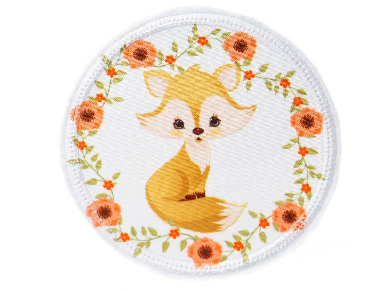 stoff - Klett Patch Für Schulranzen Fuchs Personalisierbar Mit Namen Auch Als Anhänger Oder Bügelpatch von Erdbeerkobold