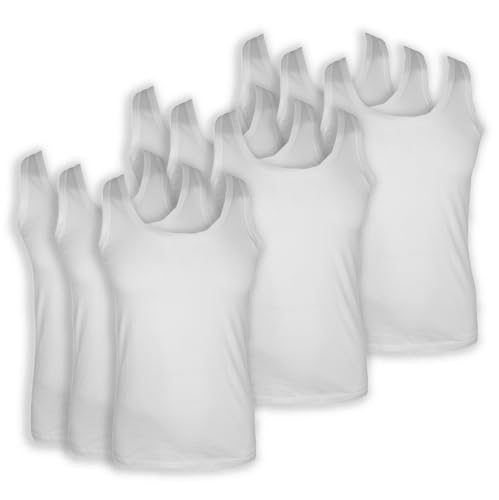 Erdem Herren Unterwäsche Tank Top 9 Stück, Multipack, Klassisch, Baumwoll Unterhemd für Männer, Basic Bequeme Männer Unterwäsche, Strapazierfähige Herren Tank Tops, Anthrazit, M von Erdem Ic Giyim