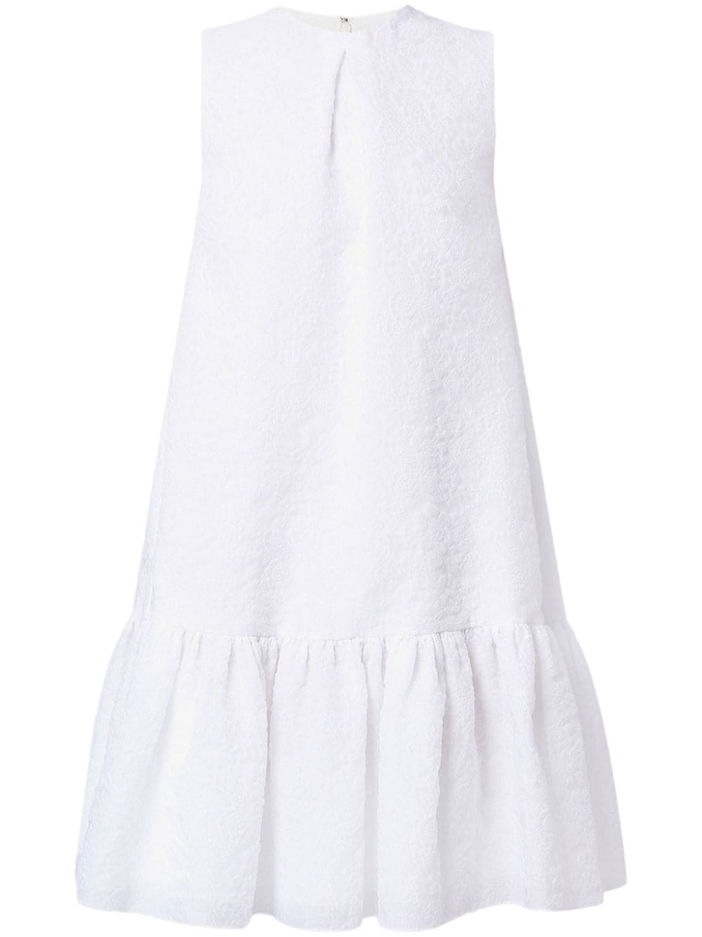 Erdem Maple Organza-Cloque-Kleid mit Gürtel - Weiß von Erdem