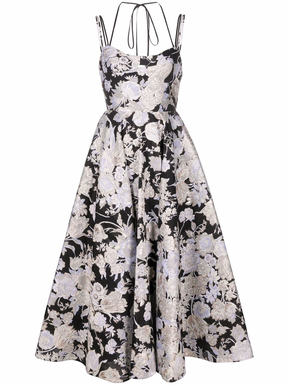 Erdem Ausgestelltes Jacquard-Kleid - Schwarz von Erdem