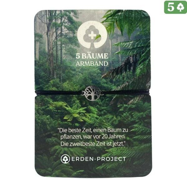 Erden Projekt 1 Armband pflanzt 5 Bäume von Erden Projekt