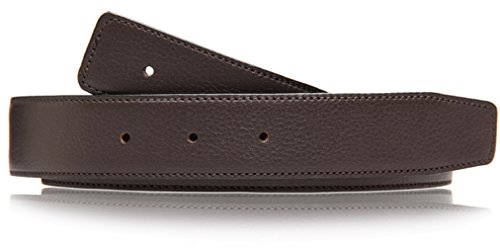 Erdi Ünver Brauner Wendegürtel in echt Leder für Herren & Damen 4 cm Breiter Gürtel in Braun (90 cm) von Erdi Ünver