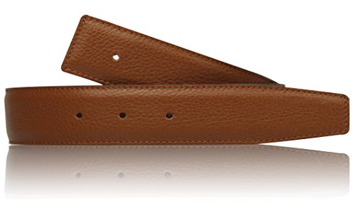 Erdi Ünver Cognac Wendegürtel in echt Leder für Herren & Damen 31mm Breiter Gürtel in Braun (100 cm) von Erdi Ünver