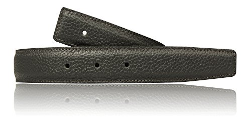 Erdi Ünver Grauer echt Leder Wendegürtel für Herren & Damen in Grau 31mm Gürtel (110 cm) von Erdi Ünver