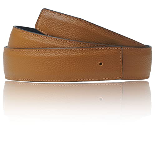 Erdi Ünver H Gürtel passend zur H Gürtelschanlle ohne Schnalle in 32mm (115 cm, Cognac) von Erdi Ünver