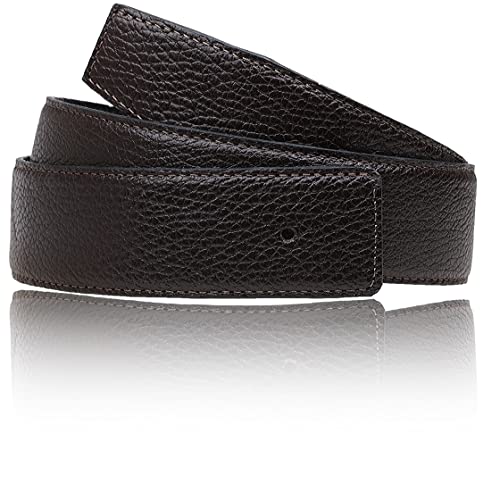 Erdi Ünver H Gürtel passend zur H Gürtelschanlle ohne Schnalle in 32mm (85 cm, Dunkelbraun) von Erdi Ünver