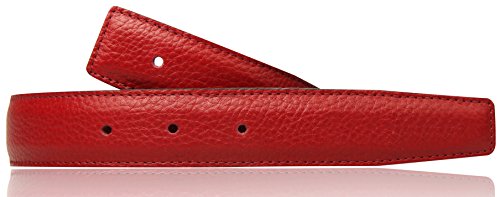 Hochwertiger Wendegürtel in der Farbe Rot Echtleder für Herren & Damen in der Breite 31mm 100 cm von Erdi Ünver
