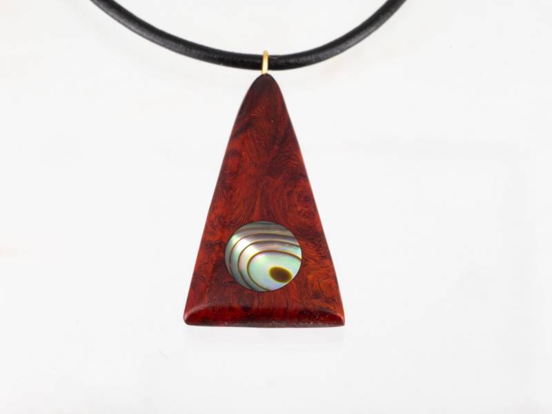 Anhänger Afzelia Perlmutt von ErfinderwerkstattCom