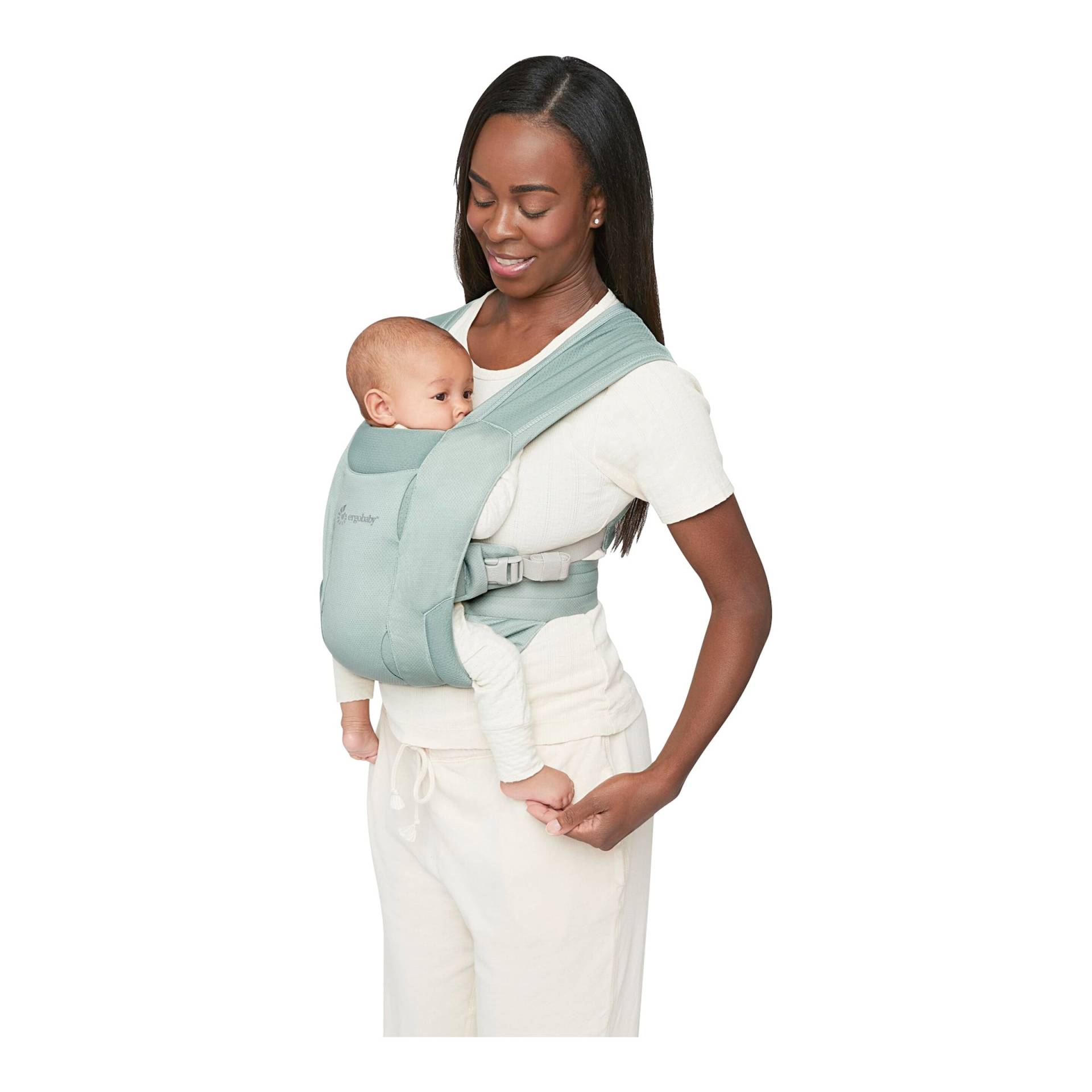 Ergobaby® Embrace Soft Air Mesh Babytrage, 3 Tragepositionen von Ergobaby