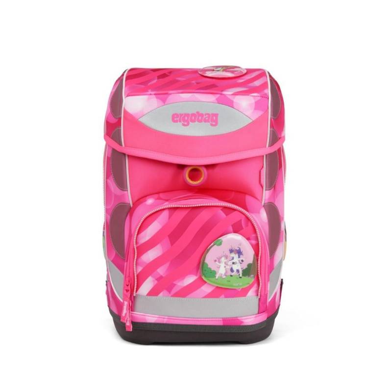 Ergobag - CUBO Ranzenset Mehrteilig Cubo Schulranzen-Set Kuntbärbuntes Einhorn Pink von Ergobag