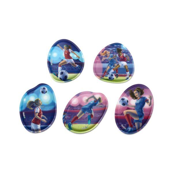 Ergobag - Contour Kletties-Set Fußballkönigin Bunt von Ergobag