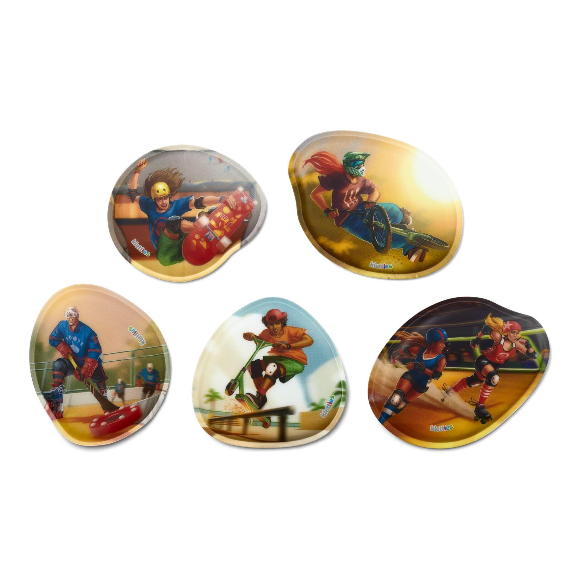 Ergobag - Contour Kletties-Set Skate-Roller Bunt von Ergobag