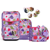 Ergobag Cubo Light Schulranzen-Set 6tlg BlütenzauBär von Ergobag