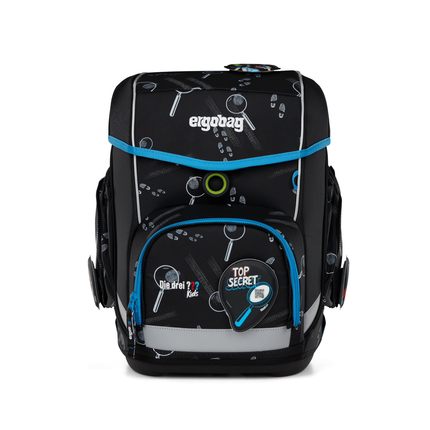 Ergobag - Cubo Set Drei Fragezeichen Kids Bärdektiv schwarz von Ergobag