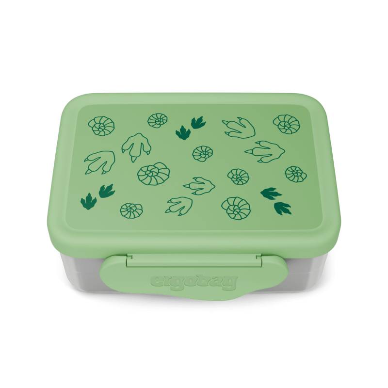 Ergobag - Edelstahl Brotdose Dschungel Grün von Ergobag