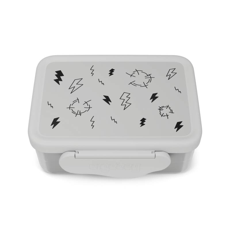 Ergobag - Edelstahl Brotdose Gewitter Grau von Ergobag