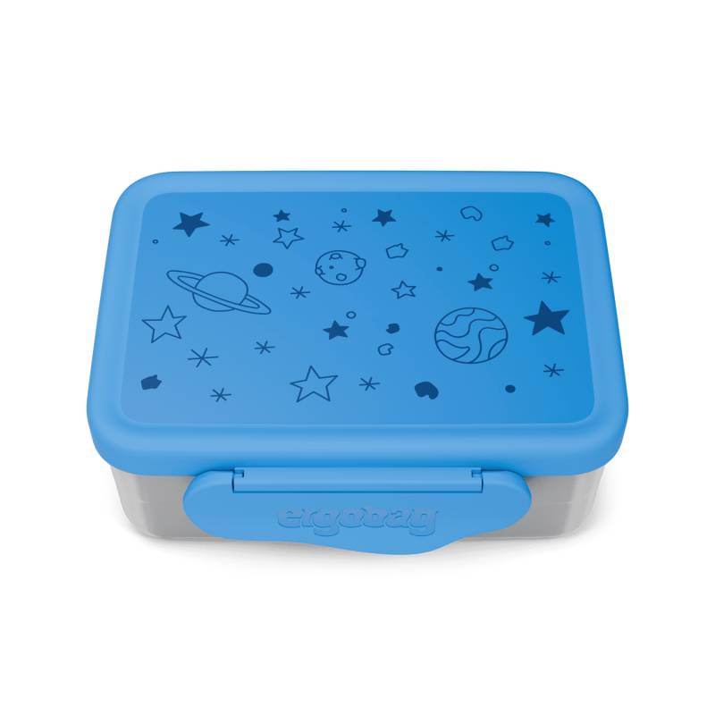 Ergobag - Edelstahl Brotdose Sterne Blau - Gr. - 2 von Ergobag