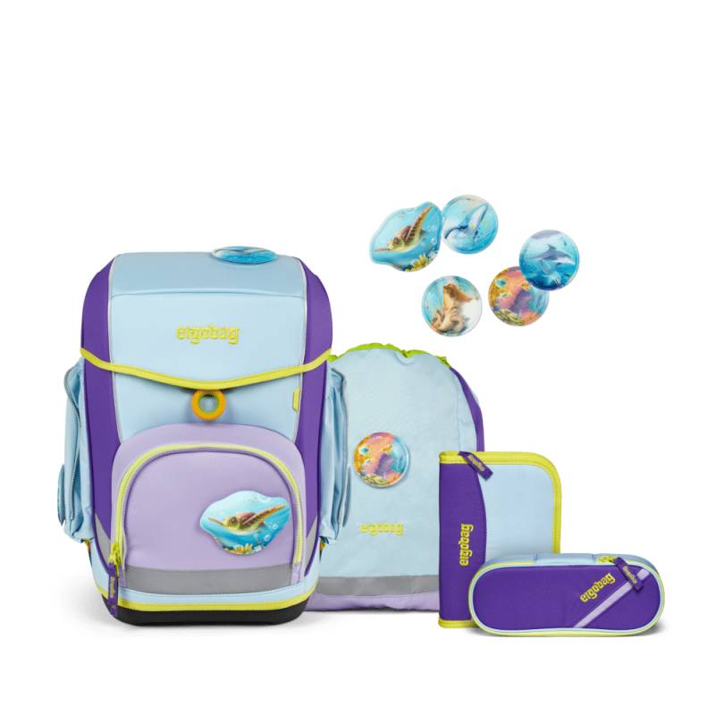 Ergobag - Ergobag Schulranzen-set Tauchbär Hellblau - Gr. - One Size von Ergobag