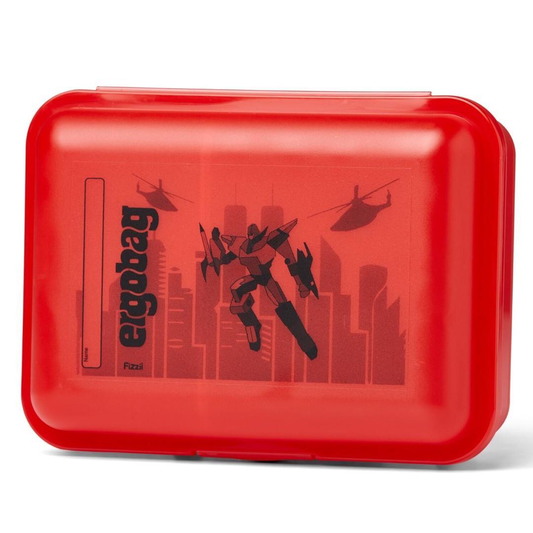 Ergobag - Getränke- Essen-Behälter Brotdose Superheld Rot von Ergobag