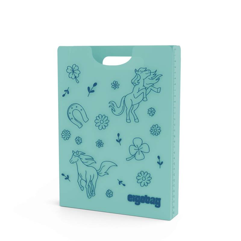 Ergobag - Heftebox Pferd Türkis von Ergobag