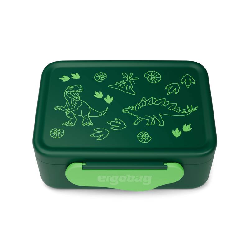 Ergobag - Kunststoff Brotdose Dinosaurier Grün von Ergobag