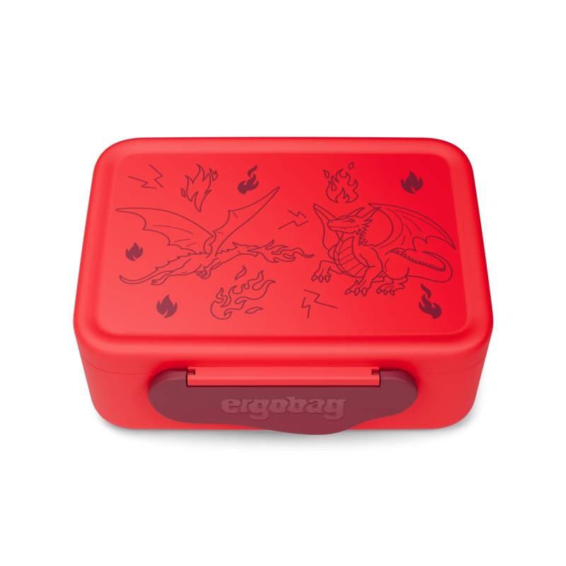 Ergobag - Kunststoff Brotdose Drache Rot von Ergobag