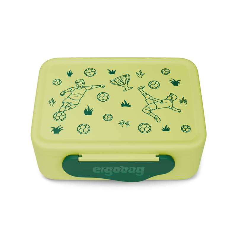 Ergobag - Kunststoff Brotdose Fußball Grün von Ergobag