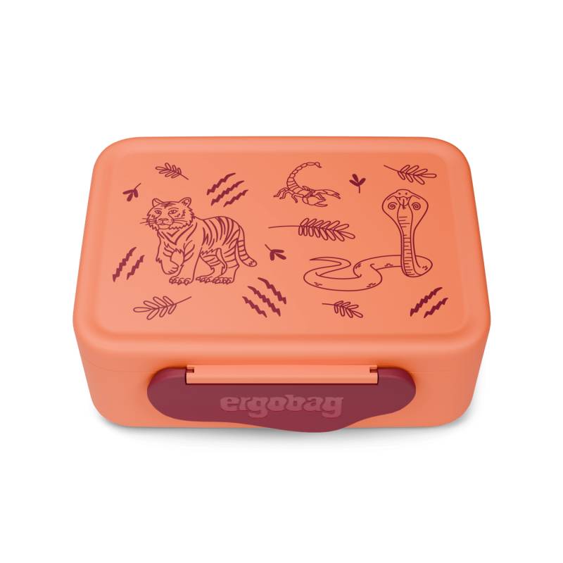 Ergobag - Kunststoff Brotdose Tiger Orange von Ergobag