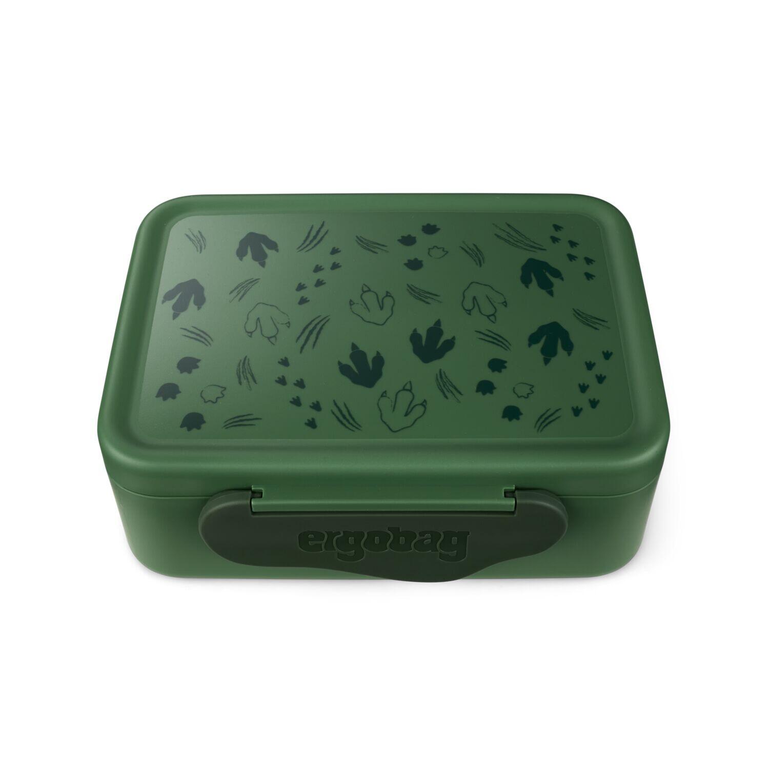 Ergobag - Kunststoff-Brotdosen Dino dunkelgrün von Ergobag