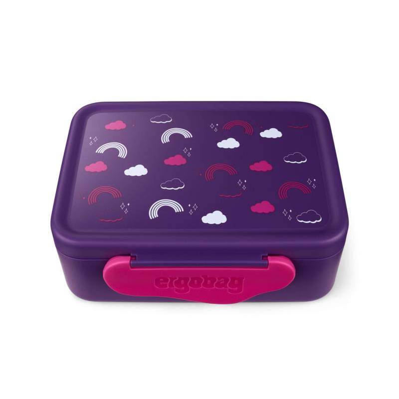 Ergobag - Kunststoff-Brotdosen Regenbogen lila von Ergobag