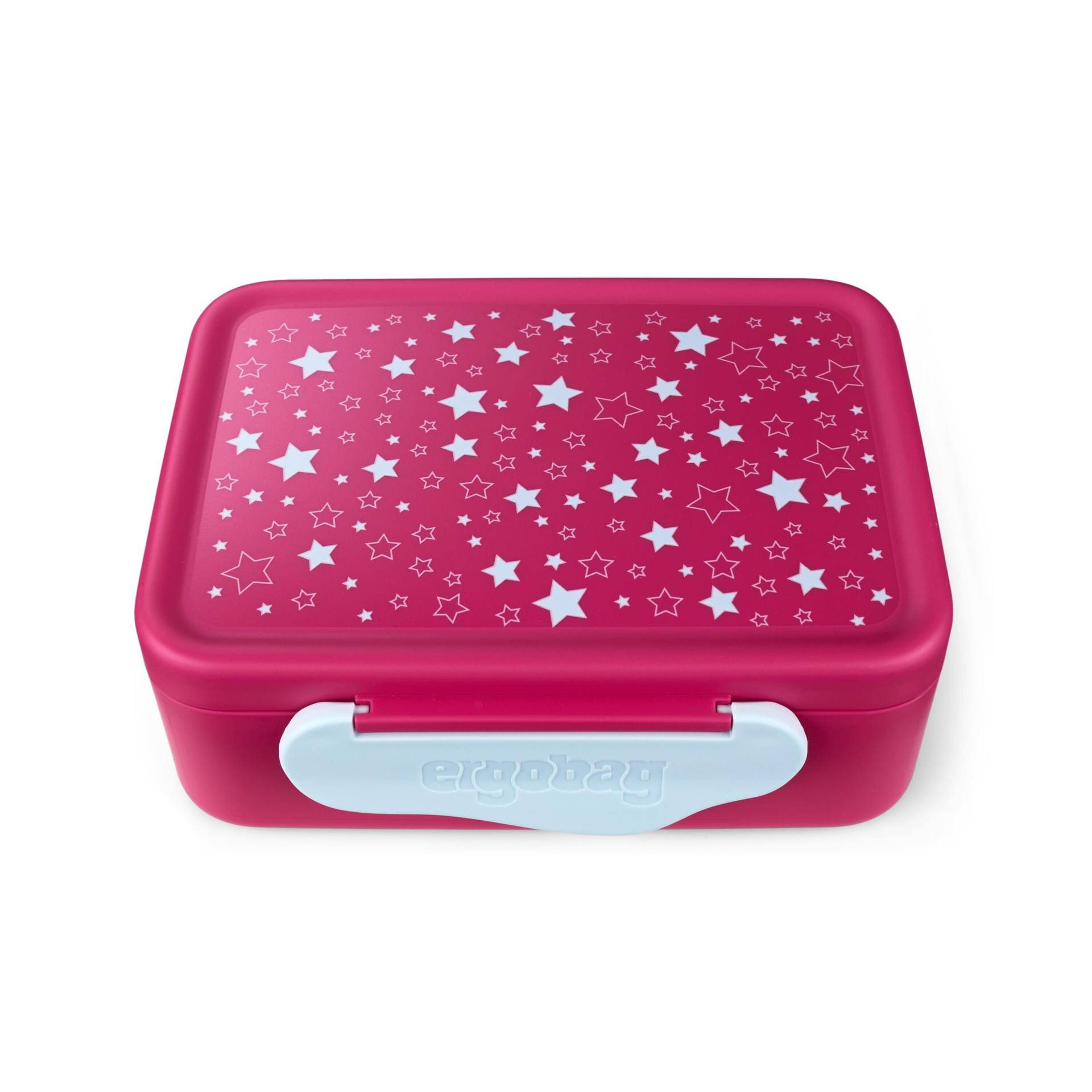 Ergobag - Kunststoff-Brotdosen Sternchen pink von Ergobag