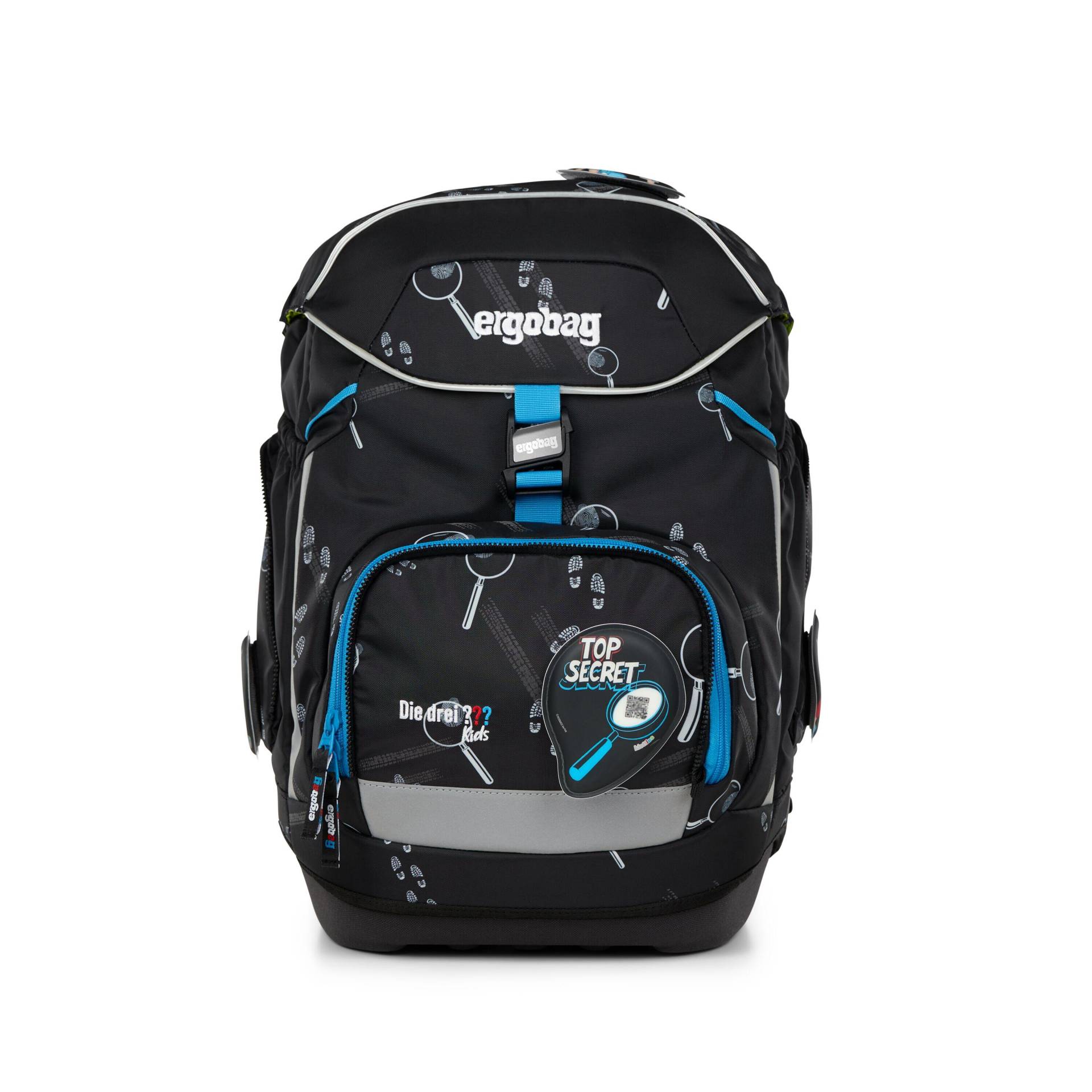 Ergobag - Pack Set Drei Fragezeichen Kids Bärdektiv schwarz von Ergobag
