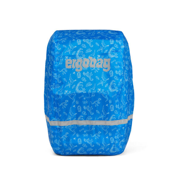 Ergobag - Regencape Dinos Blau von Ergobag